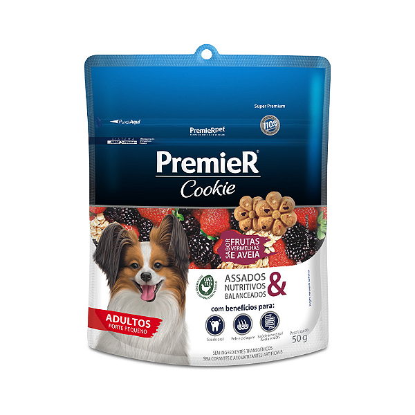 Cookie Premier Adulto Frutas Vermelha 50 gr.