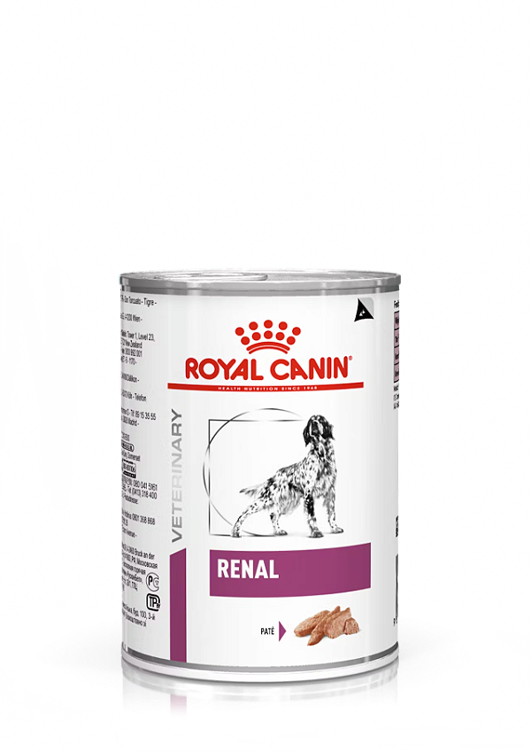 Patê Royal Canin Renal Veterinary p/ Cães 410 g