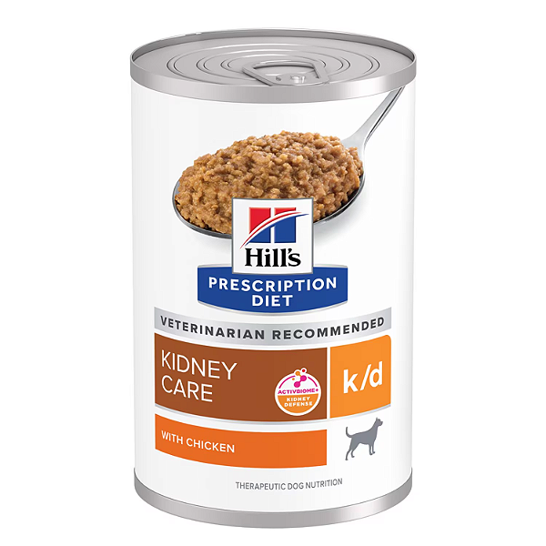 Patê Hills Prescription Diet K/D Cuidados Renal p/ Cães 370g