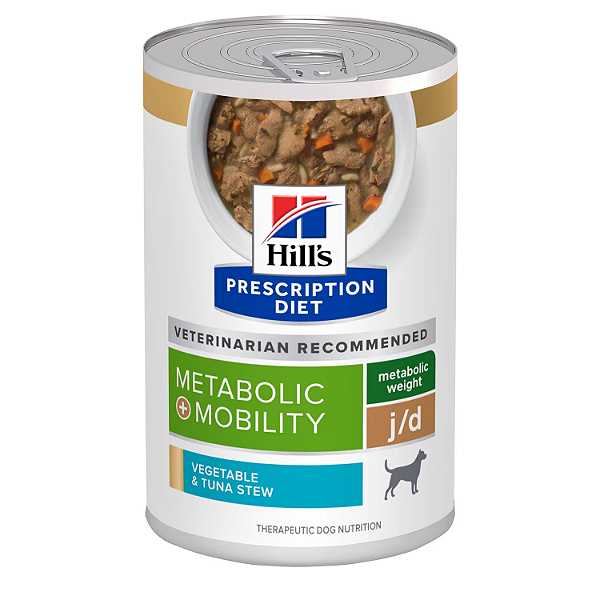 Patê Hills Prescription Diet Metabolic + Mobility J/D p/ Cães 354g