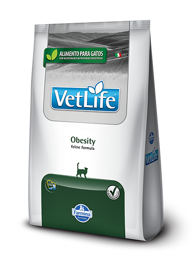 Ração Vet Life Feline Obesidade 2 Kg