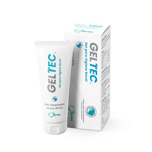 Geltec Gel Dental Syntec p/ Cães e Gatos 30 ml