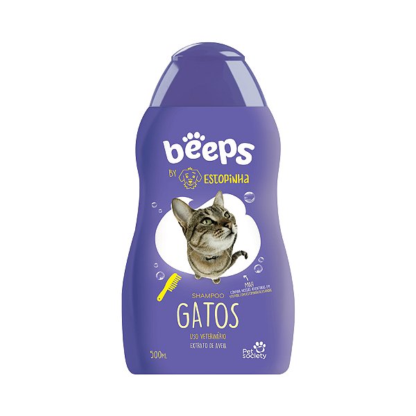Shampoo Beeps Estopinha p/ Gatos 500 ml