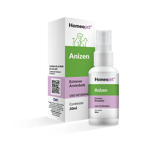 Anizen - Distúrbios de Comportamentos - Estresse e Ansiedade para Cães e Gatos c/ 30 ml