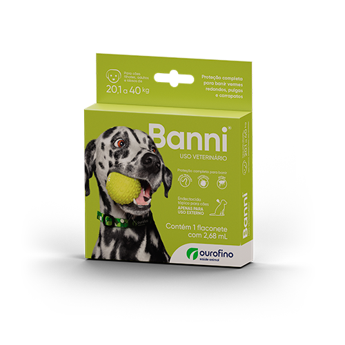 Banni Endectocida Tópico para Cães de 20,1 a 40 Kg