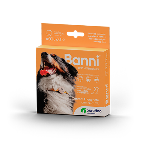 Banni Endectocida Tópico para Cães de 40,1 a 60 Kg