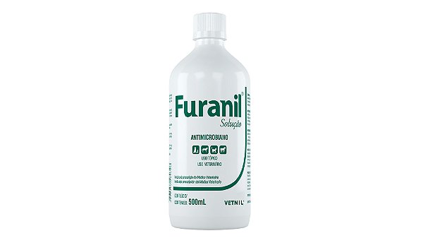 Furanil Solução Antimicrobiano para Cães e Gatos 500 ml