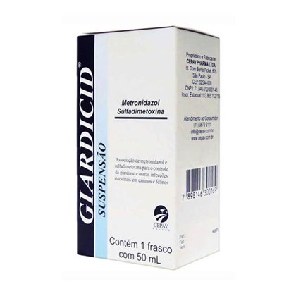 Giardicid Suspensao 1 frasco c/ 50 ml