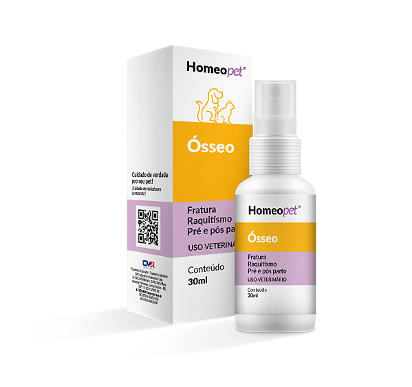 Ósseo - Fortalecimento das Articulações e Recuperação de Fraturas em Cães e Gatos c/ 30 ml