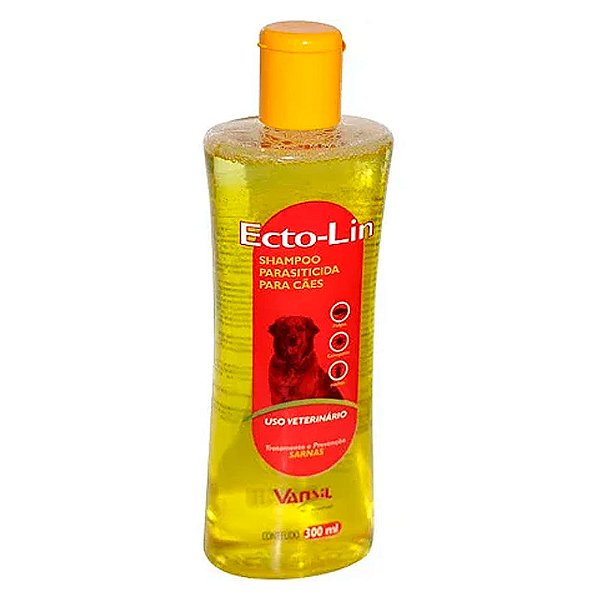 Ectolin Shampoo Parasiticida para cães 300ml