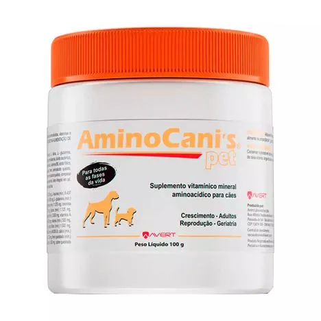 AminoCani's Pet Suplemento p/ Cães 100 g.