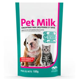 Pet Milk Concentrado p/ cães e gatos - 100GR