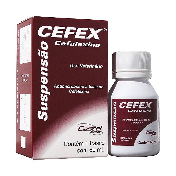 Cefex Cefalexina Suspensão 1 Frasco c/ 60 ml