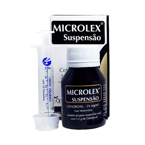 Microlex Cefadroxil Suspensão 1 Frasco pó 25mg/ml