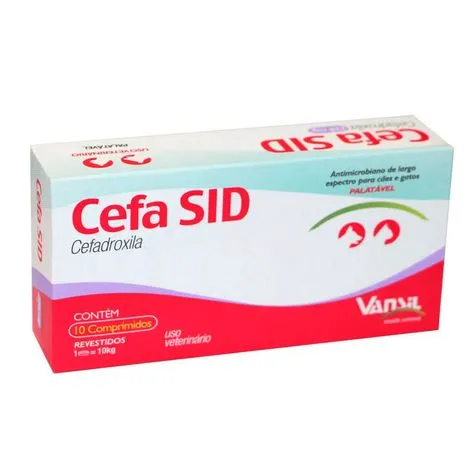 Cefa Sid Antibacteriano Cefadroxila c/ 10 comprimidos