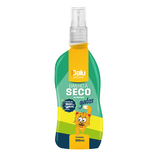 Banha a Seco Dalu p/ Gatos 300 ml
