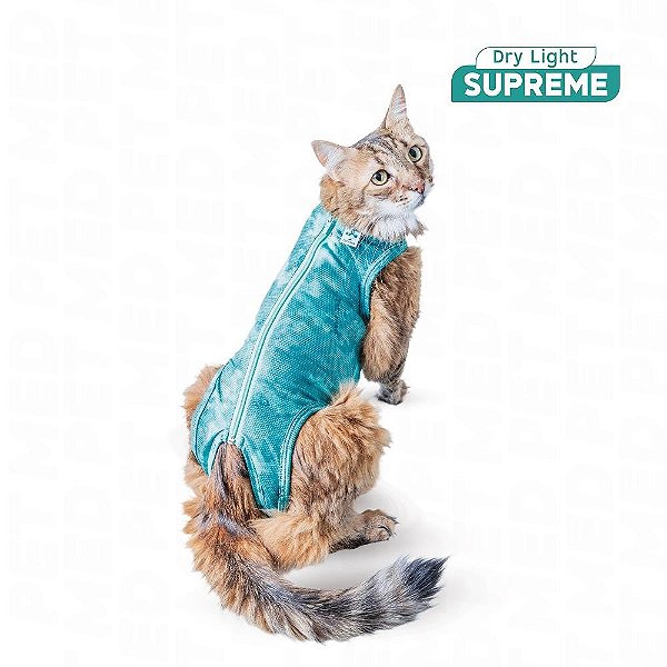 Roupa Cirúrgica Dry Light Supreme Gatos - Verde