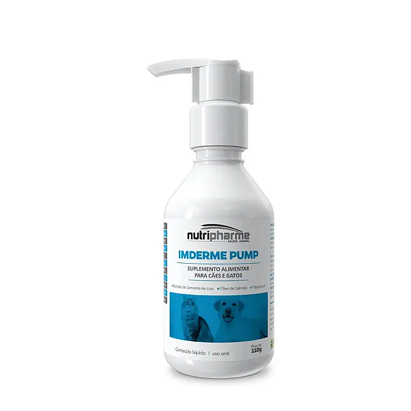 IMDerme Pump Suplemento p/ Cães e Gatos