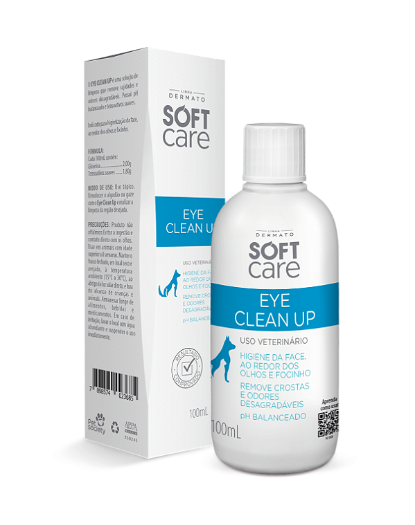 Soluçaõ de Limpeza Soft Care Eye Clean Up 100 ml