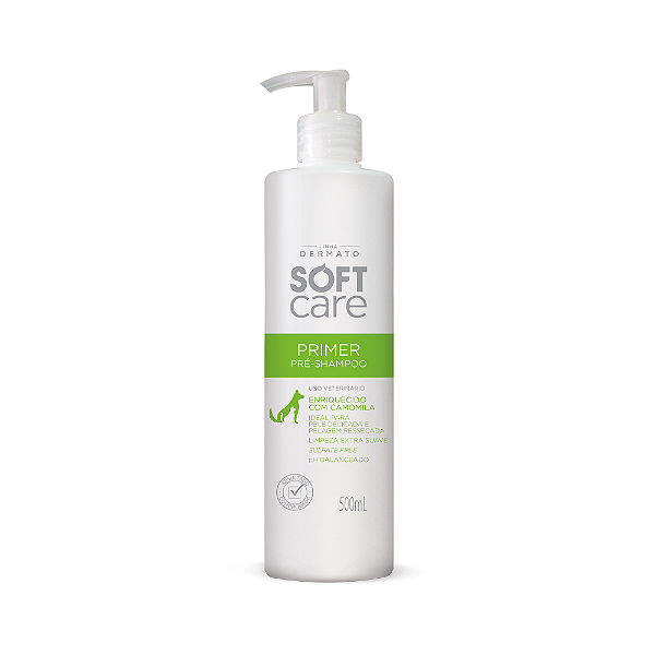 Primer Pré-Shampoo Soft Care p/ Cães e Gatos c/ 500 ml