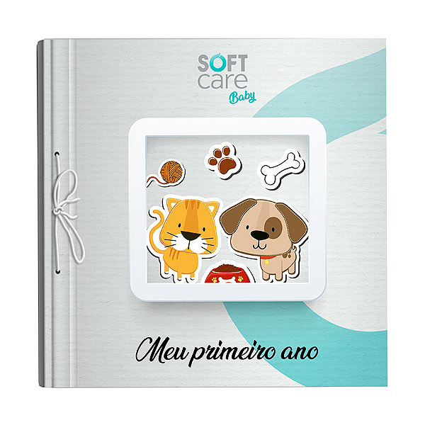 Álbum de Fotos Soft Care Baby Meu Primeiro Ano