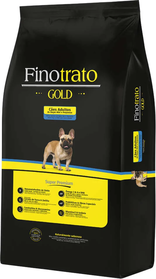 Ração FinoTrato GOLD p/ Cães Adulto Média Pequeno 3 kg
