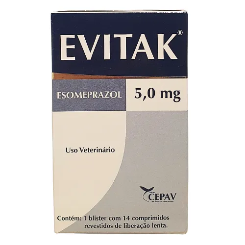 Evitak Esomeprazol c/ 14 comprimidos de 5 mg