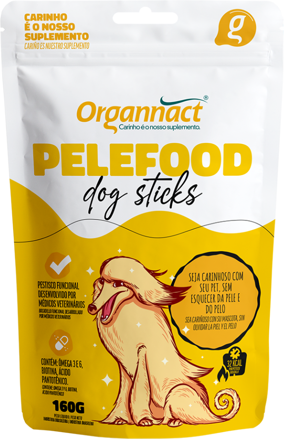 PeloFood Dog Sticks Suplementação p/ Cães 160 g