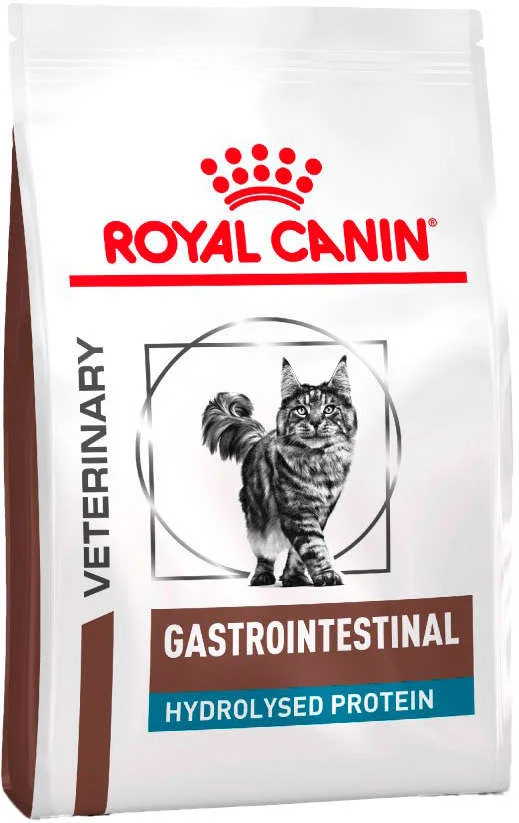 Ração Royal Canin Veterinary Gastrointestinal e Proteína Hidrolisada p/ Gatos Adultos 1,5 kg