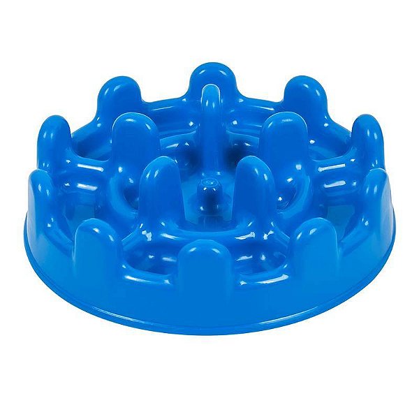Pet Fit Comedouro Lento Azul