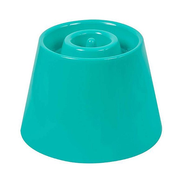 Dog Eat Comedouro Elevado e Lento P - Verde Agua