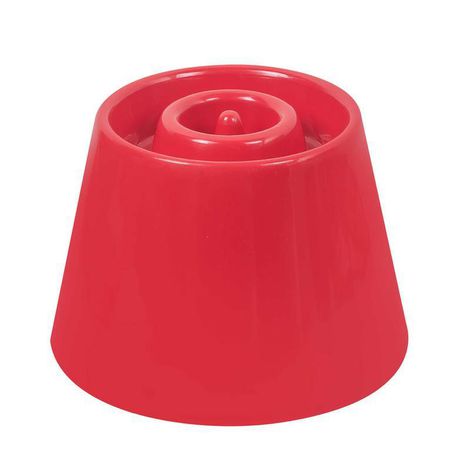 Dog Eat Comedouro Elevado e Lento P - Vermelho