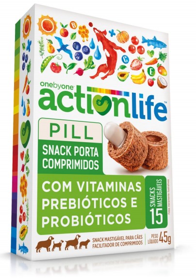Petisco Porta Comprimidos ActionLife 45 g