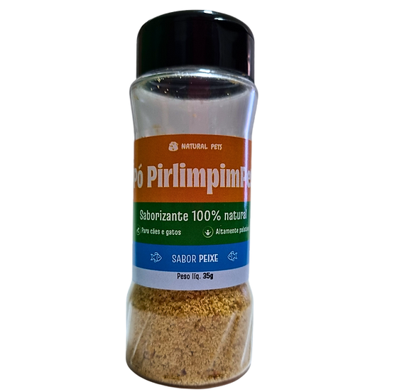 Pó PirlimpimPet Saborizante Sabor Peixe 35 g
