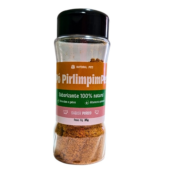 Pó PirlimpimPet Saborizante Sabor Porco 35 g