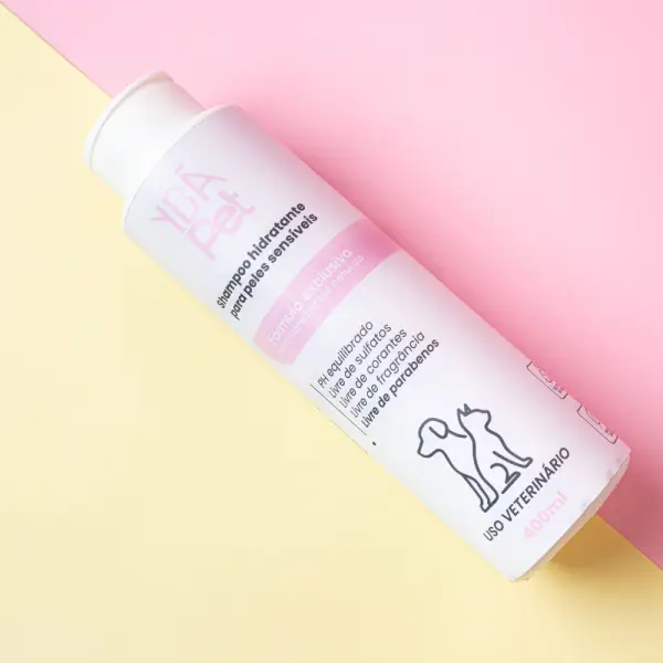 Shampoo Ybá Pet Pele Sensível p/ Cães e Gatos 400 ml