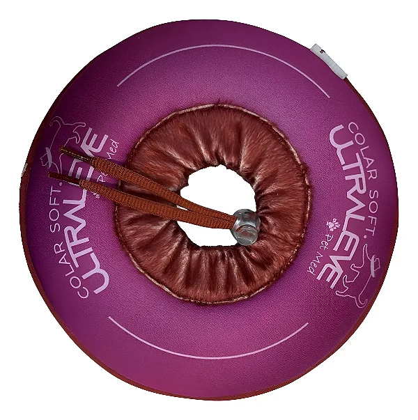 COLAR SOFT ULTRALEVE PARA GATOS - ROSA E BORDÔ | P