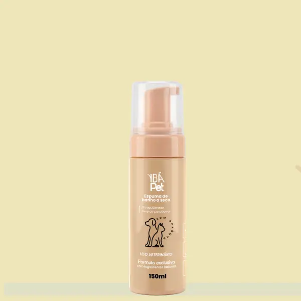 Espuma de Banho a Seco Ybá Pet 150 ml