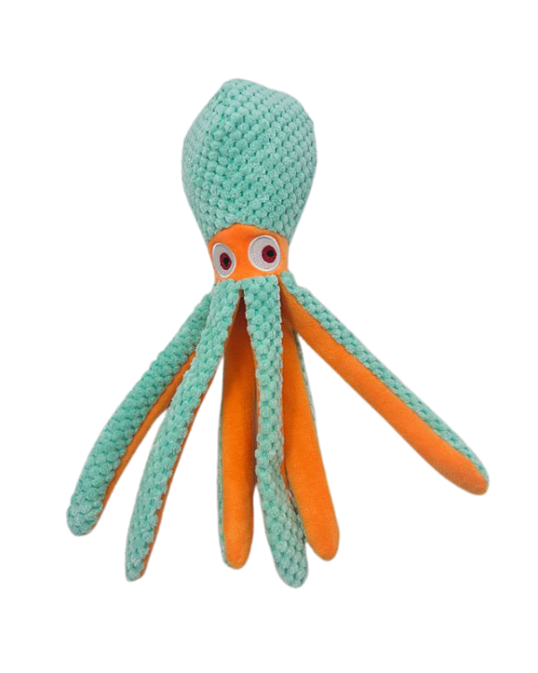 Brinquedo de Pelúcia p/ Cães Polvo Azul