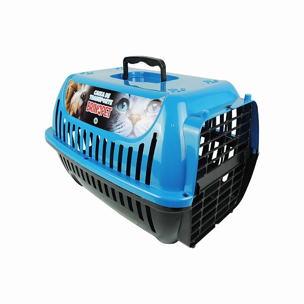 Caixa de Transporte BRINQPET N° 2 - Azul