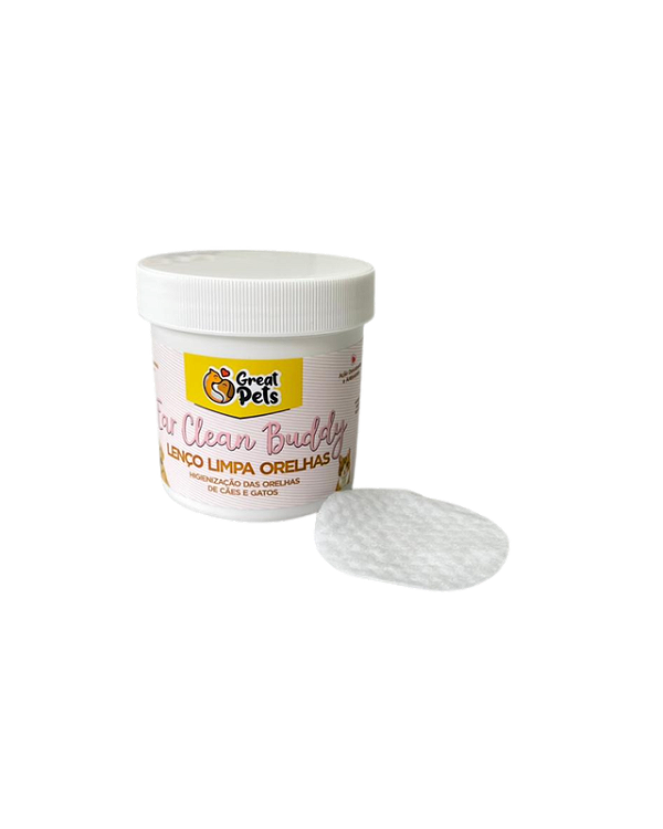 Lenço Umedecido Limpa Orelhas - Ear Clean Buddy c/ 120 unidades