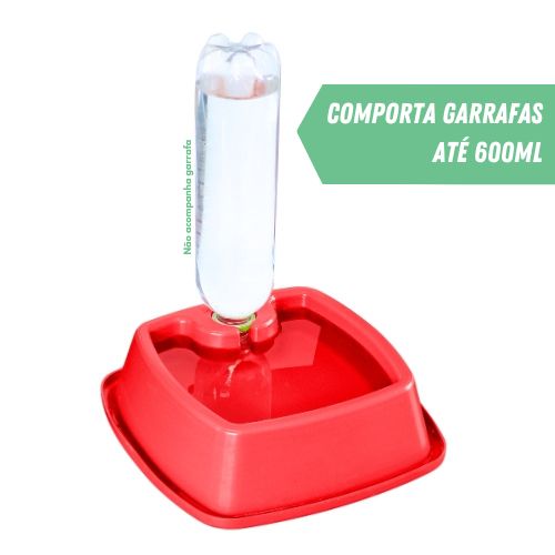 Bebedouro Quadrado Automático 450 ml - Cores Sortidas