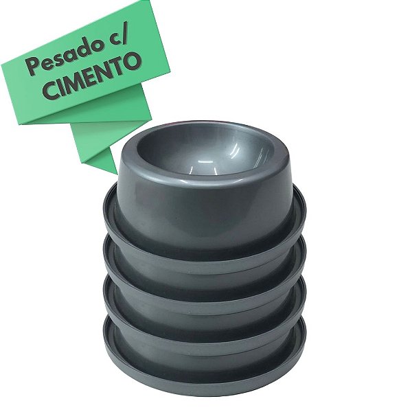 Comedouro Pesado 450 ml - Aluminizado