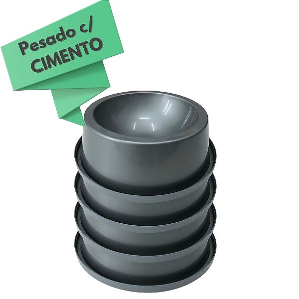 Comedouro Pesado 850 ml - Aluminizado