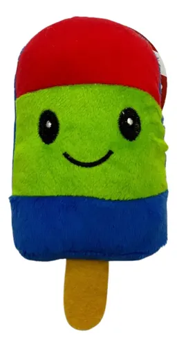 Brinquedo de Pelúcia  Picolé p/ Cães Great Pets 15 cm