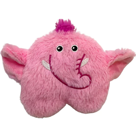 Elefante  Rosa de Pelúcia p/ Cães Great Pets 14 cm