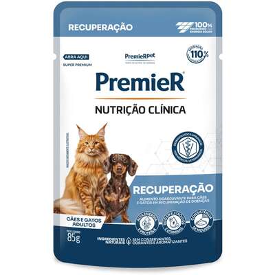Ração Úmida Premier Nutrição Clínica Recuperação Cães/Gatos Adultos  85 g