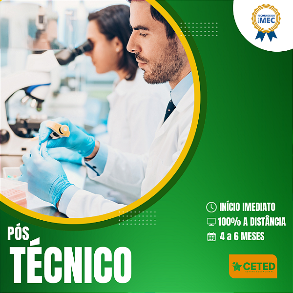 ESPECIALIZAÇÃO TÉCNICA EM CONTROLE DA QUALIDADE EM  FARMÁCIA