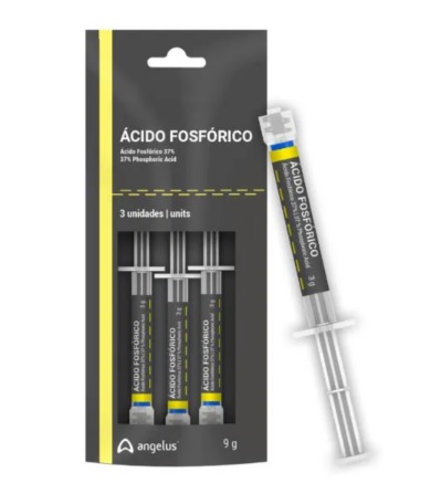 Ácido Fosfórico 37% pacote com 3 - Angelus