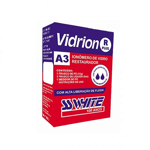 Vidrion Plus R Kit 10g 8ml (A3) - SSWHITE